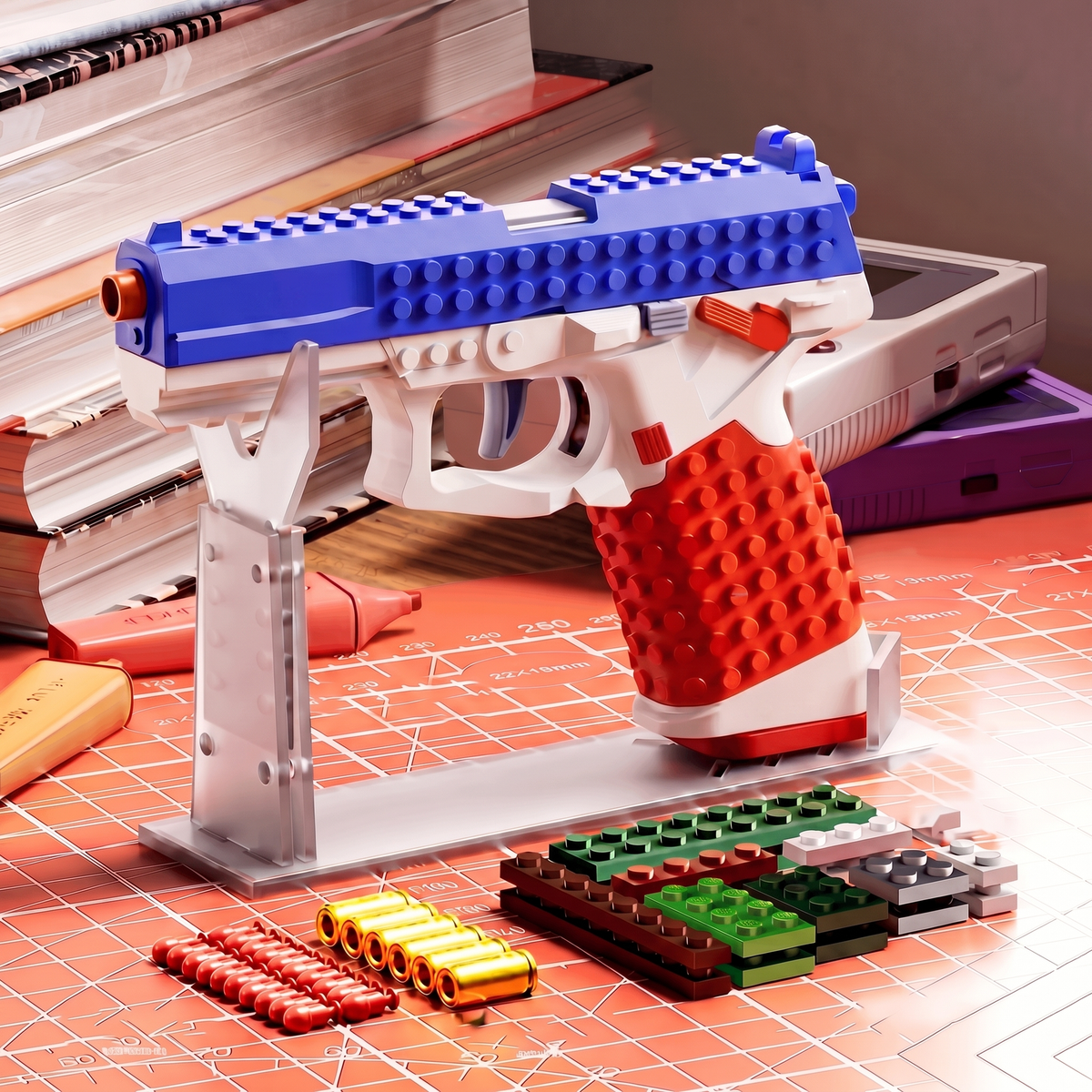 Pistolet jouet à balles souples