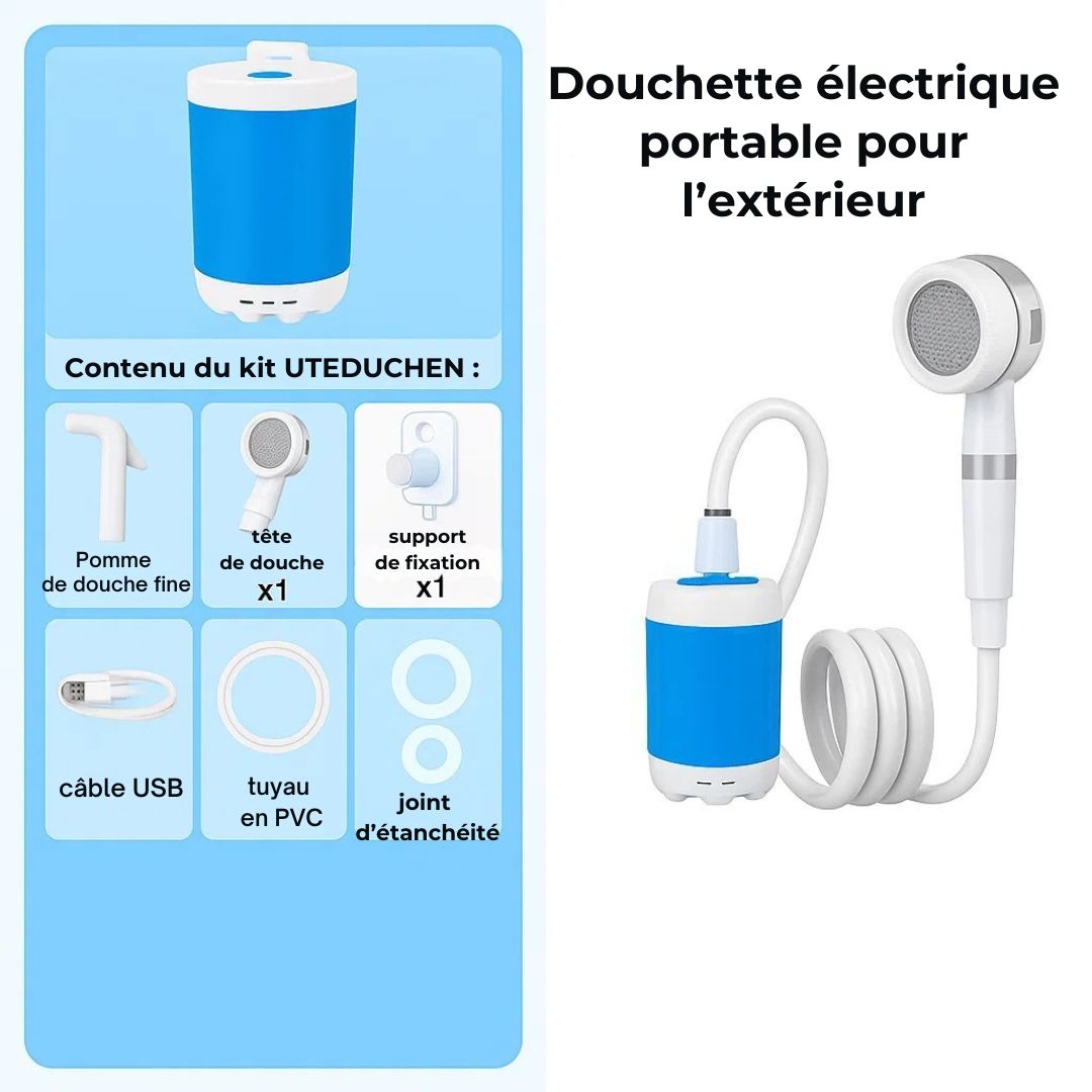 Douche Portable Rechargeable – Douche Nomade Où Que Vous Soyez