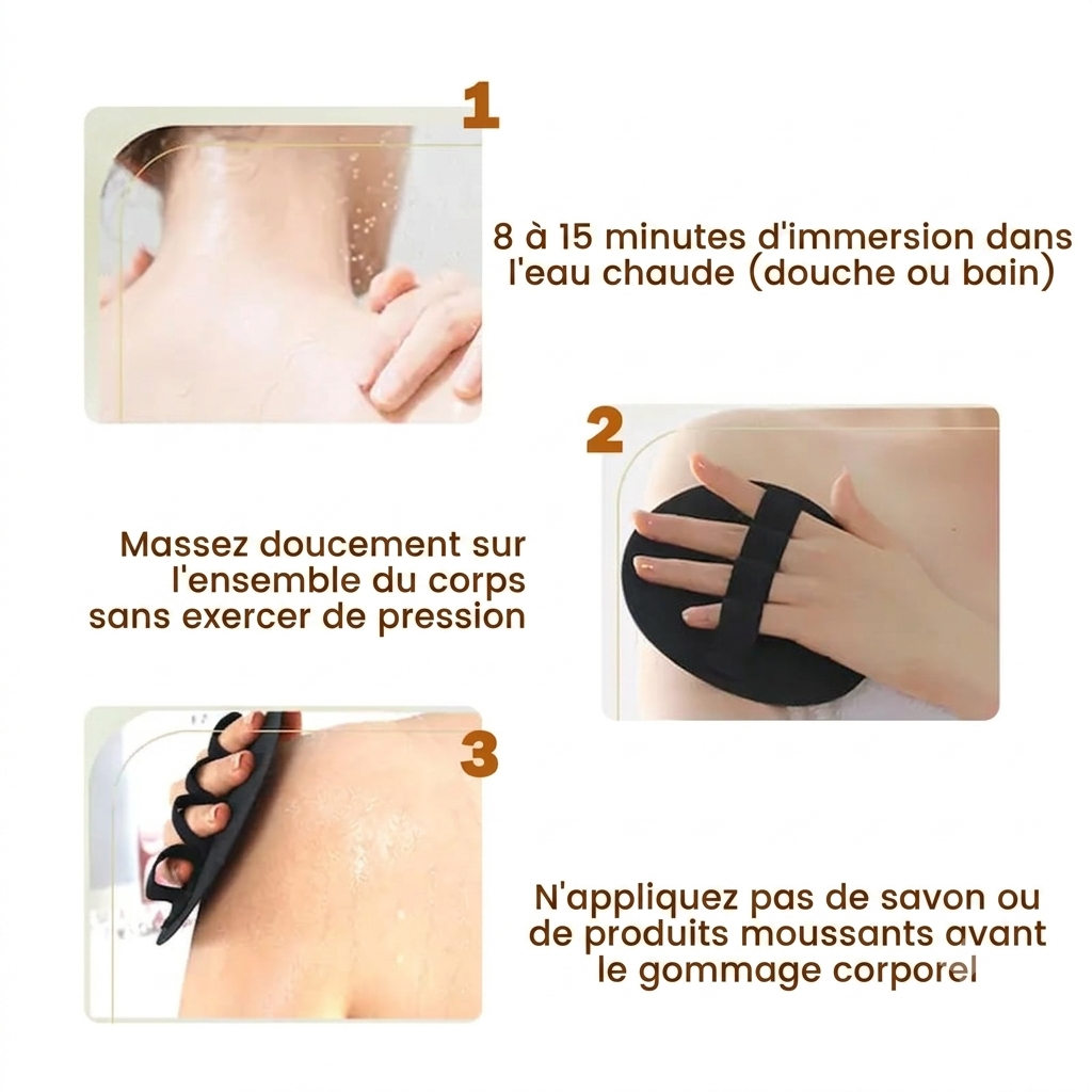 gants de gommage