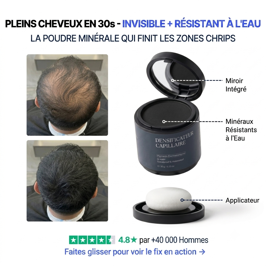 Poudre densifiante - Élégance en un clin d'œil