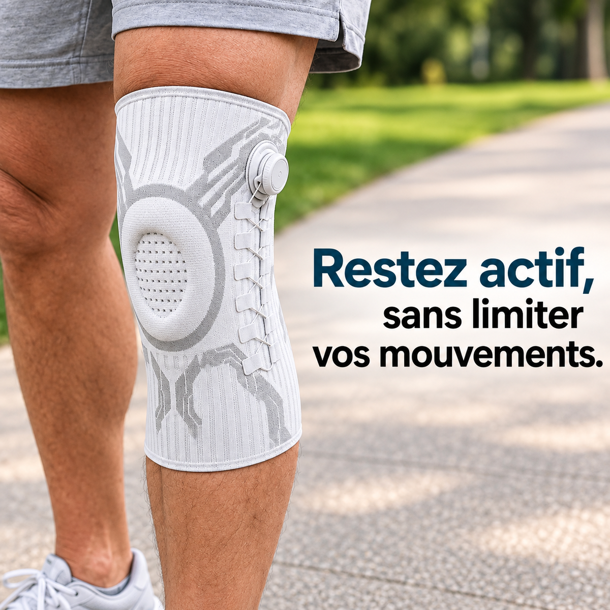 Genouillère de compression pour femmes et hommes